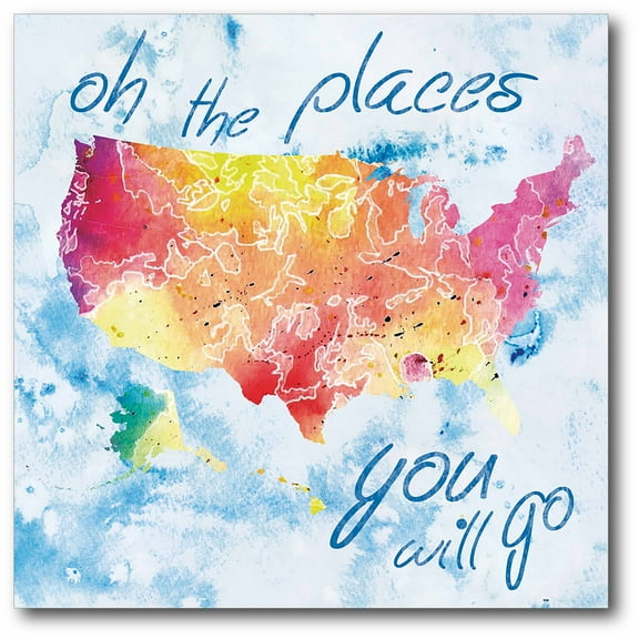 Travel the places I love Gallery-Wrapped Canvas Wall Art, 16x16