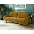 thumbnail image 2 of Koby Home Sectional Sofa Sleeper Couch 3-Seater Sofas 70" Couches for Living Room Ginger Orange, 2 of 7