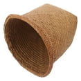 thumbnail image 1 of Minkissy Corbeille à Déchets de Bureau Ronde Marron Clair Conteneur à Déchets 1Ensemble, 1 of 5
