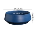 thumbnail image 2 of Tabletop Simple Ceramic Tray Home Decor Flower Arranging Saucer, 2 of 7