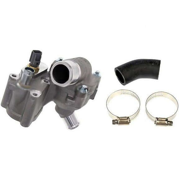 Engine Coolant Thermostat Housing Assembly - Compatible with 2001 - 2005 Ford Explorer Sport Trac 4.0L V6 2002 2003 2004