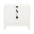 thumbnail image 4 of Melrose 2-Drawer Wood Nightstand in White Finish by Samuel Lawrence Furniture, 4 of 7