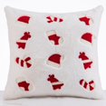 thumbnail image 4 of PEONAVET Christmas Pillow Christmas Throw Pillows Peppermint Pillows Red and White Christmas Decorations Cute Plush Pillow Christmas Decorative Cushion Cover, 4 of 7