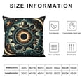 thumbnail image 5 of JRXY Texas Solar Eclipse 2024 Party Total USA Map Totality Throw Pillow White, 5 of 5