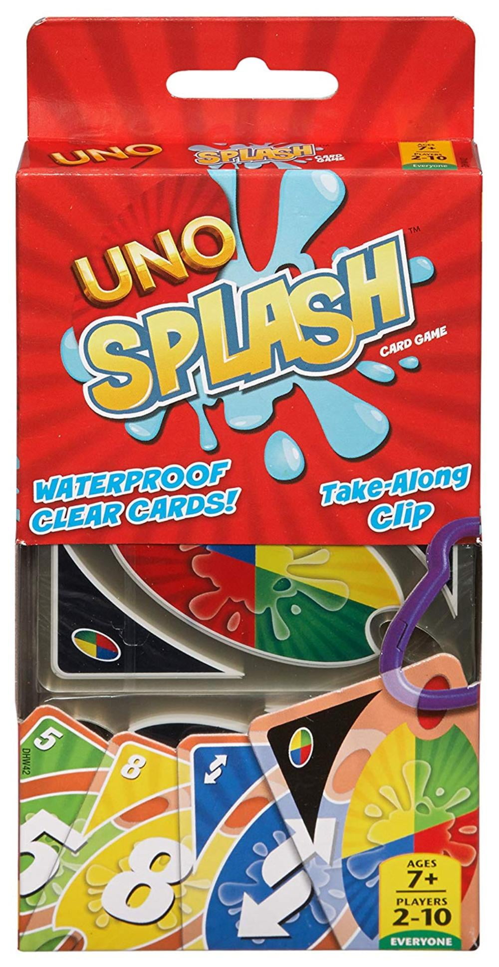UNO Splash Card Game, Take this rugged version of UNO on ...