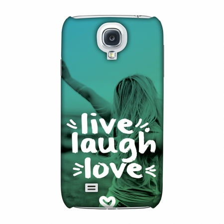 Samsung GALAXY S4 GT-I9500 Case, Premium Handcrafted Designer Hard Shell Snap On Case Printed Back Cover with Screen Cleaning Kit for Samsung GALAXY S4 GT-I9500, Slim, Protective - Live Laugh (Best Live Wallpaper For Samsung Galaxy S4)