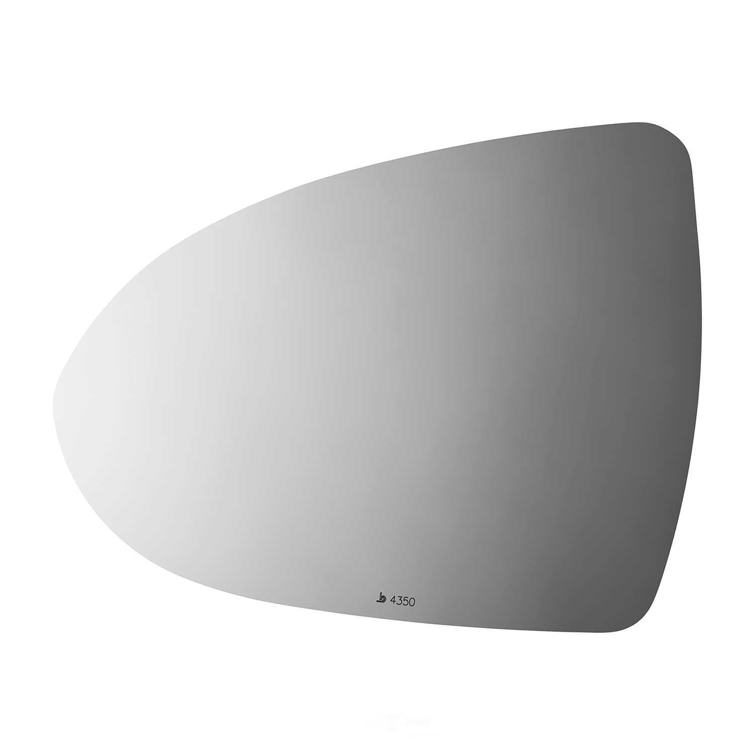 Burco Side View Mirror Replacement Glass - Clear Glass - 4350