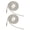 White, variant on 2Pcs Glittering Shoelaces 140cm Rhinestones Crystal Shoes Laces String for Sneakers Hoodie Sweatpants Drawstring Cords