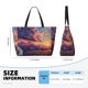 thumbnail image 4 of Disketp Dreamy Dandelion Sunset Bolsa de Playa de Gran Capacidad, Bolso Impermeable y a Prueba de Arena para Mujer, Ideal para Playa, Piscina y Natación, 4 of 7