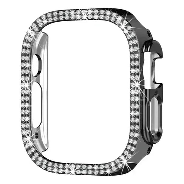 Protector para Pantalla Estilo Diamantes para Apple Watch Ultra/10/9/8/7/6/5/4/3/2/1/SE, Resistente a Rayones