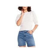 NIC+ZOE Cotton Lawn Smocked Top