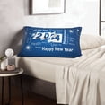 thumbnail image 6 of Goofa Happy New Year 2024 (4) Pattern Pillow Case – Plush & Soft Cushion Cover, Hypoallergenic Throw Pillow Case for Comfortable Sleep with Envelope Closure-20"x30", 6 of 6