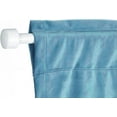 thumbnail image 4 of Modern Dutch Velvet Solid Color Blackout Curtains For Living Room And Dedroom Blackout Curtains 2 pcs, Blue, W52 x L63 Inch, 4 of 5