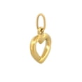 thumbnail image 2 of Dije Corazon Casa del Anillo Oro Sólido 14K Amarillo, 2 of 5