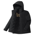 thumbnail image 2 of JOANKDMI Waterproof Ski Jacket for Women Winter Snow Coat Windproof Hooded Mountain Warm Quilted Lined Outerwear for Snowboarding Hiking Fishing Outdoor Work, 2 of 7