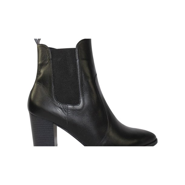 BOTA VESTIR CASUAL VICENZA MUJER DAMA NEGRO TERNERA 7802 LEON