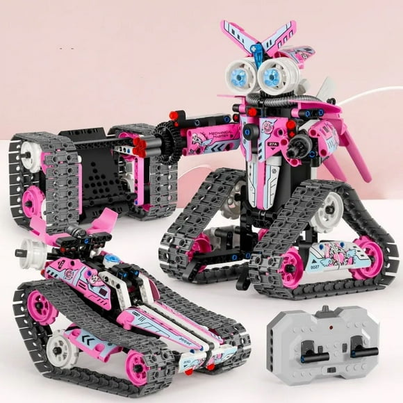RC truck Robot build Robot Model Blocks Toy New Product Lepin brick 3IN1 Shape Transformer Figure Transformer Robots Vaccum Programming Toy For Boy Christmas Gift