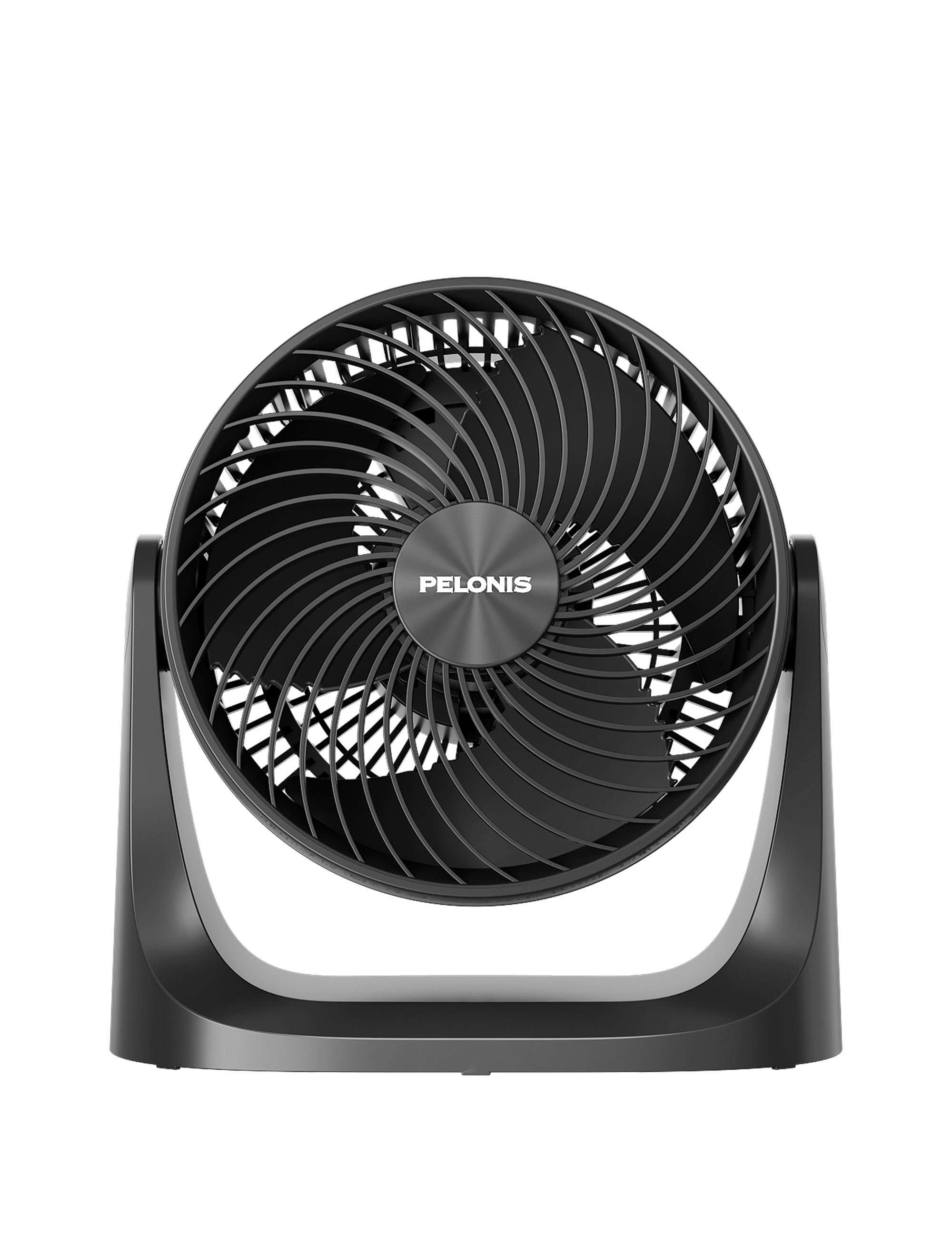 Pelonis 7" Vortex Portable Air Circulator with 100 Tilting Fan Head, PSFT07M3TBB, New, Black