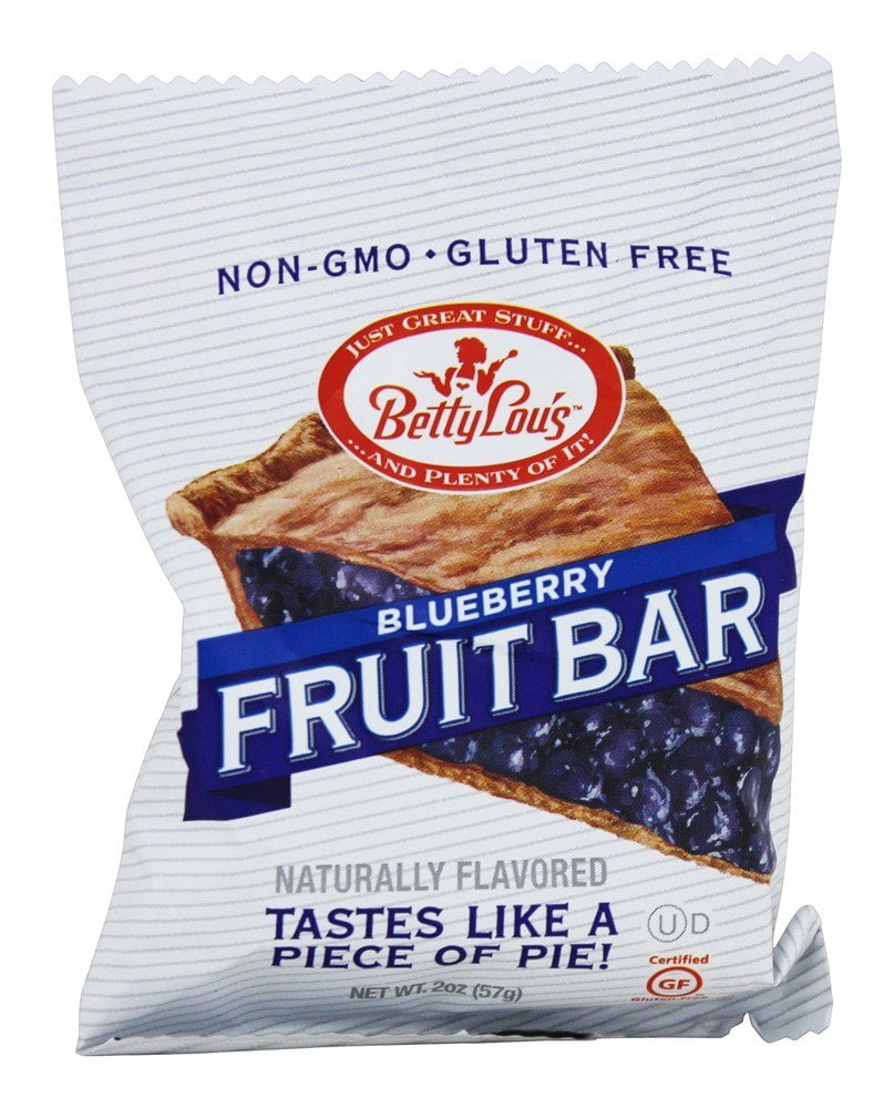Betty Lou's Fruit Bars Gluten Free Blueberry 2 oz(pack of 6