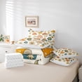 thumbnail image 6 of jejeloiu Cartoon Flowers Floral 7-Piece Bedding Comforter Set,Colorful 3D Mushroom King Bedding Sets,Fungus Botanical Bed Sheets For Girls Teens,Ultra Soft Home Decor Reversible, 6 of 8