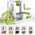 thumbnail image 1 of 4-Blade Foldable Vegetable Spiralizer for Zucchini Noodles and Veggie Pasta Creation Tool, 1 of 5