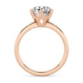 thumbnail image 3 of AFFY 2.00 Carat (ctw) 6-Prong Solitaire Engagement Rings For Women, Round Lab Created Moissanite Promise Ring For Her In 14k Rose Gold Over Sterling Silver | VVS1 Quality 2 ct Ring Size-10, 3 of 5