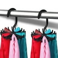 thumbnail image 6 of MesaSe Black 360 Degree Rotating Scarf Hanger Adjustable Twirl Tie Rack Tie Belt,Multipurpose Organizer,Hook Ties Scarf for Closet Storage, 6 of 6