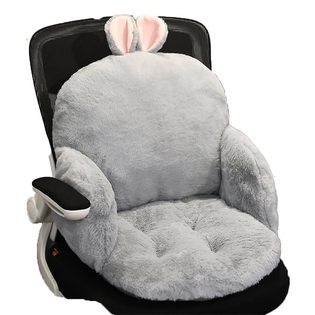 Cojín de dibujos animados encantador, cojín para silla, almohada para la cintura, cojín para la espalda, peluche grueso, cangrejo morado
