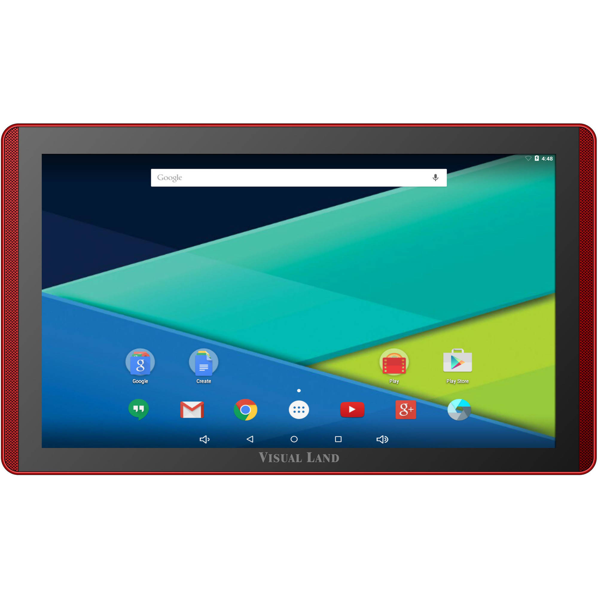Visual Land 13.3" IPS QuadCore [2-In-1] Tablet 64GB includes Docking Keyboard Case, Android 5.1 Lollipop - image 4 of 4