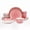 Swirl Pink, variant on Highland 16pc Dinnerware Set, Unique Organic Shape Double Bowl, Stoneware Plate & Bowl Dish Set Service For 4, Scratch Resistant, Microwave & Dishwasher Safe, Natural Reactive Glaze, Blue