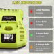 thumbnail image 2 of For Ryobi 18V Lithium Battery Charger Portable Plug Car Auto Charger for P107 P102 P108 P161 P190 Battery, 2 of 5