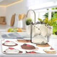 thumbnail image 5 of Yayeee Dish Drying Mat for Kitchen Counter 18"x24" Microfiber Absorbent Pad, White Chocolate Cakes, 5 of 7