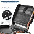 thumbnail image 4 of FORMRS Zipper Binder with Shoulder Strap 2-inch Ring 500 Sheet Capacity File Bag, Colorful Flowers, 4 of 5