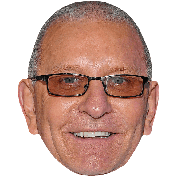 Robert Irvine (Smile) Celebrity Mask, Flat Card Face, Fancy Dress Mask