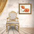 thumbnail image 3 of Gladding, Pamela 14x12 Gold Ornate Wood Framed with Double Matting Museum Art Print Titled - Orange Poppies I, 3 of 4