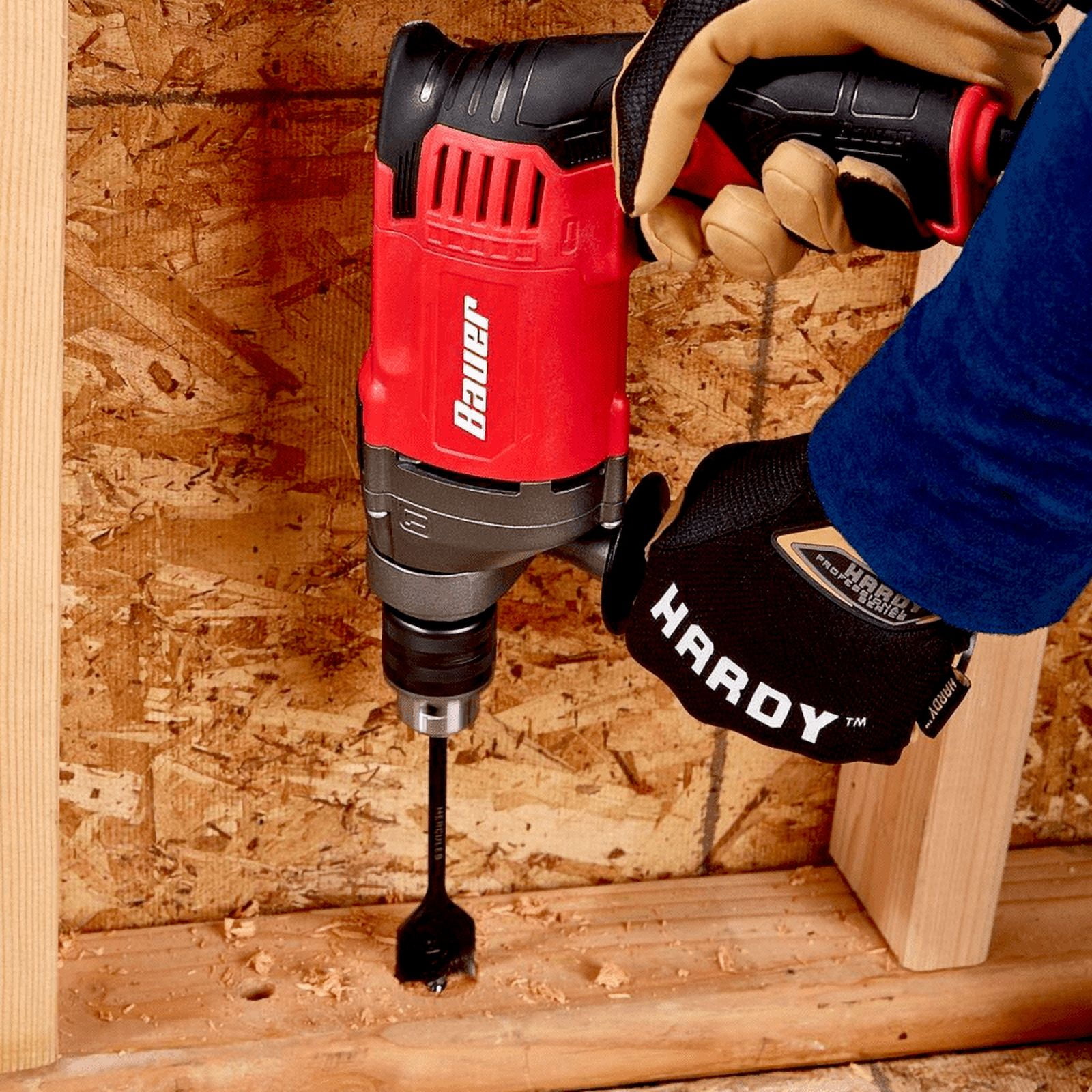 NEW 7.5 Amp 1/2 Inch Variable-Speed Electric Hammer Drill with 2800 RPM, Red