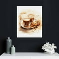 thumbnail image 4 of COMIO Coffee Wall Art Kitchen Decor, Vintage Coffee Canvas Posters Dining Room Decoration, Mocha Cappuccino Art Painting for Restaurant Office Man Cave Cafe Bar Wall Decor,  (Unframed), 4 of 4