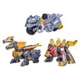 thumbnail image 2 of Paquete de 3 figuras convertibles de Transformers Dinobot Adventures, Dinobot Squad Grimlock, Dinobot Snarl y Predaking, juguetes de 4.5 pulgadas, para niños de 3 años en adelante, 2 of 8