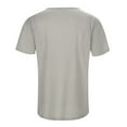 thumbnail image 4 of Mens T Shirts Short Sleeve V-Neck Shirt Basic Beige T-Shirts Work Shirts for Men, 4 of 7