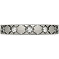 thumbnail image 4 of Titanium Polished With Cz Criss Cross 4mm Grooved Band (Size 12.5) Made In China tb485-12.5, 4 of 6