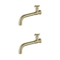 thumbnail image 1 of kurtrusly Bassin d'Installation Facile Ajustement Universel Durable Compact Simple Froid Mural Évier 03 Or 2ensemble, 1 of 6