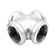 thumbnail image 2 of Thrifco Plumbing 5218004 3/8 Inch Galvanized Steel Cross, 2 of 6