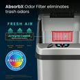thumbnail image 5 of iTouchless IT13RX 13 Gallon Touchless Kitchen Garbage Trash Can, Stainless Steel, 5 of 7