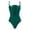 Green, variant on Swimming Costume Women Swimwears Women's Solid Swimsuit With French Style And Classic Charm For Beach Wear Yellow XL