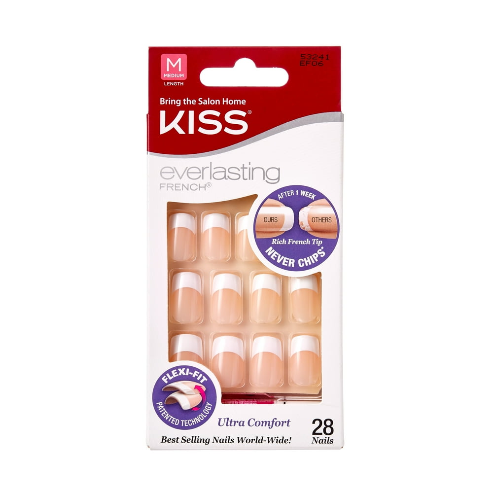 KISS Everlasting French® Nail Kit - Unlimited - Walmart.com - Walmart.com