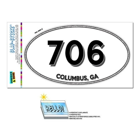 706 - Columbus, GA - Georgia - Oval Area Code