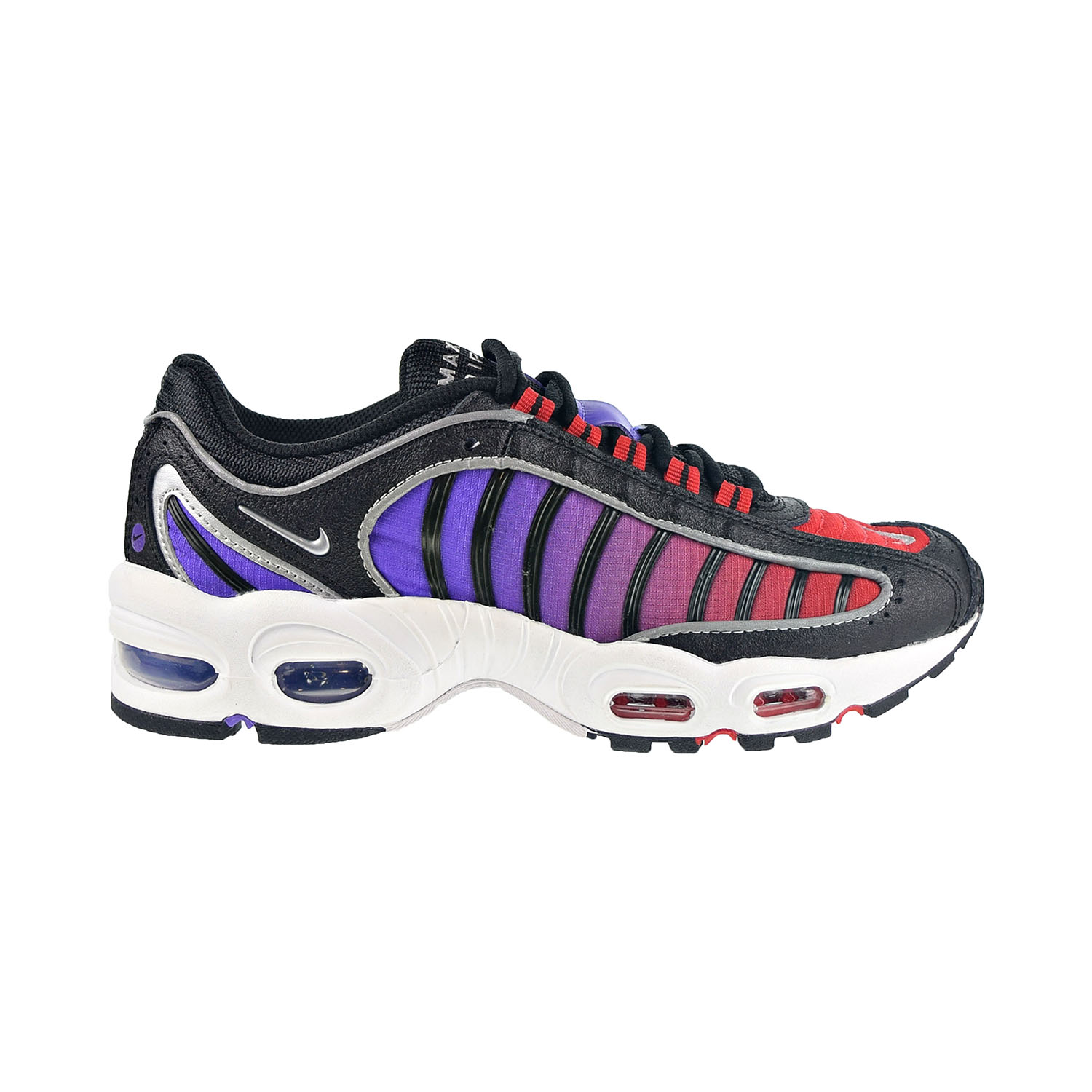 Nike Women's Air Max Tailwind IV Shoes Black-White-University Red-Psychic Purple cq9962-001 - image 1 of 6