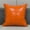 Orange, variant on Fasiaou Faux Leather Decorative Throw Pillow Covers Modern 18x18 inch, Farmhouse Cushion Cases Luxury Pillowcases for Couch Bed Sofa Living Room,Brown