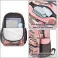 thumbnail image 2 of 17 Inch Lightweight Backpack,PVC Waterproof Oxford Fabric, Ergonomically Designed, with Large Capacity, Camouflage Print, 2 of 5