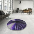 thumbnail image 3 of Ahgly Company Indoor Rectangle Patterned Lavender Purple Novelty Area Rugs, 2' x 4', 3 of 6